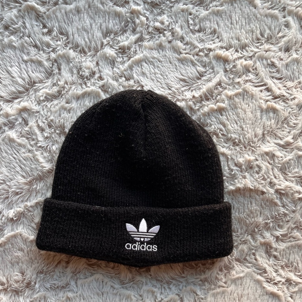 Adidas Classic Black Knit Beanie